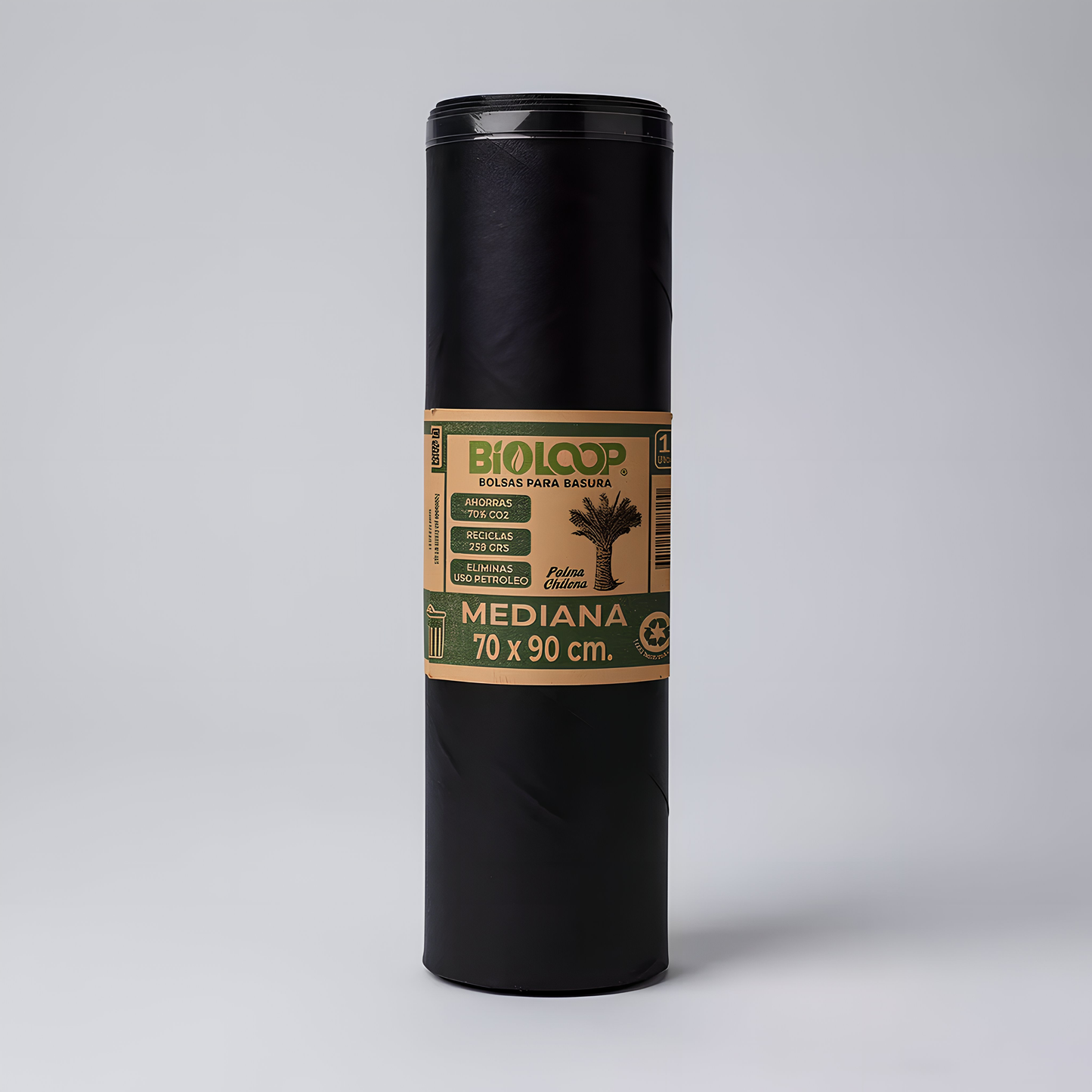 Bolsa de Basura Bioloop Mediana 70x90 - Rollo 10 unidades