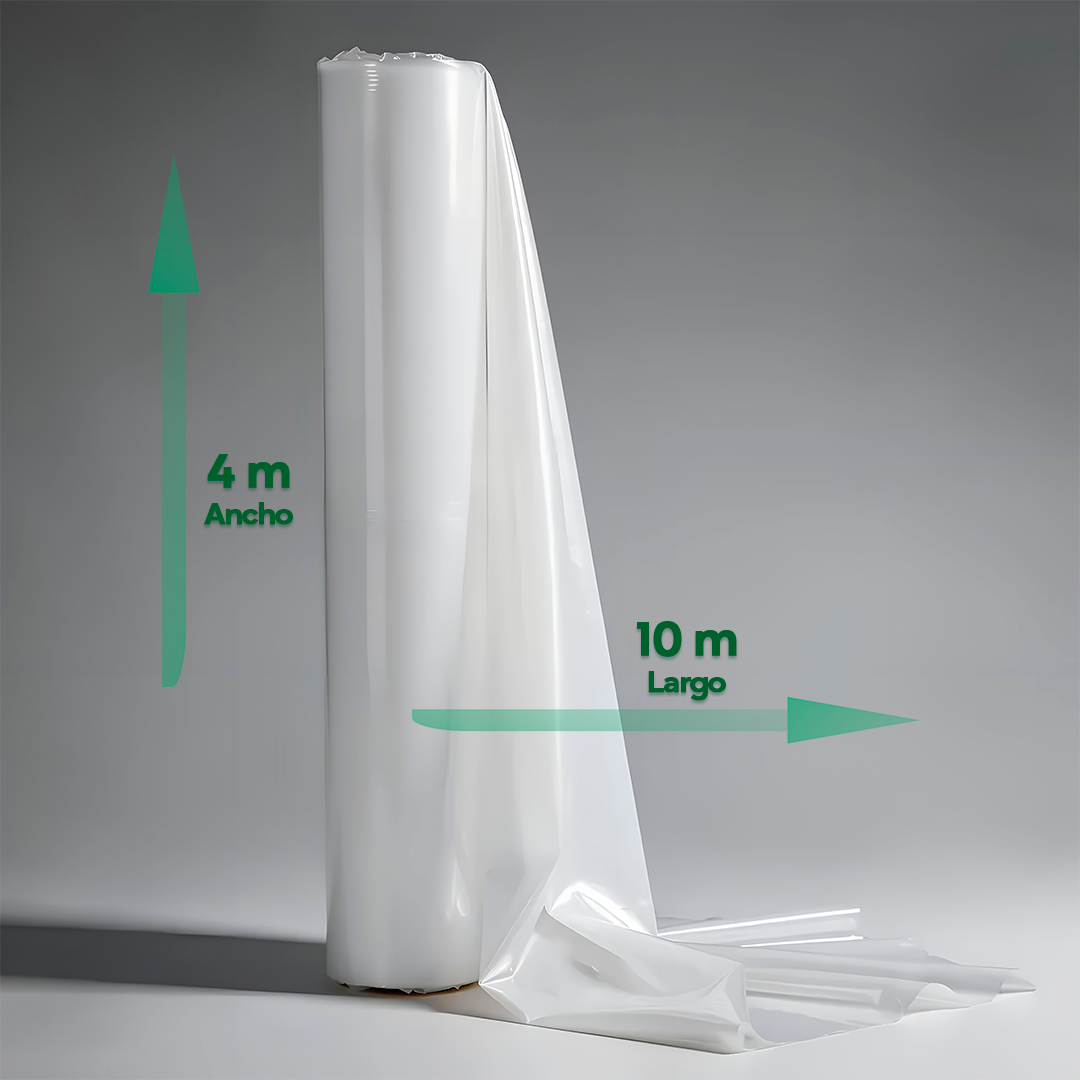 Manga de Polietileno Bioloop 4x10m - 100 micras - Transparente