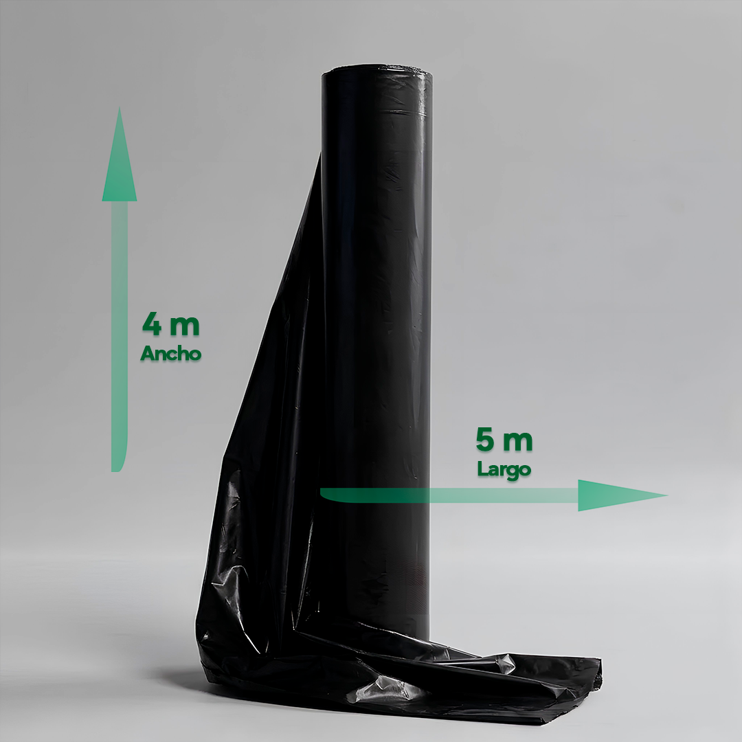 Manga de Polietileno Bioloop 4x5m - 100 micras - Negra