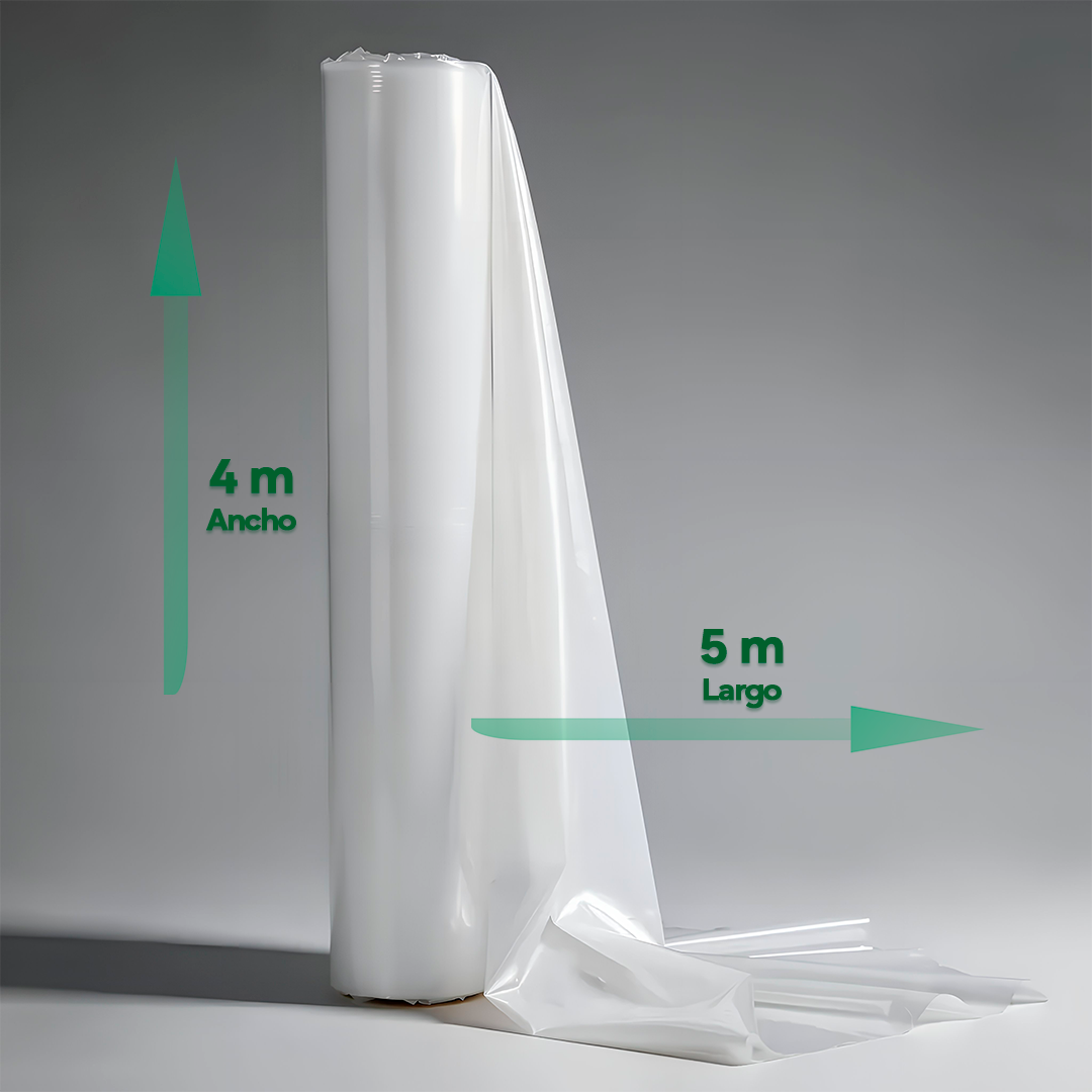 Manga de Polietileno Bioloop 4x5m - 100 micras - Transparente